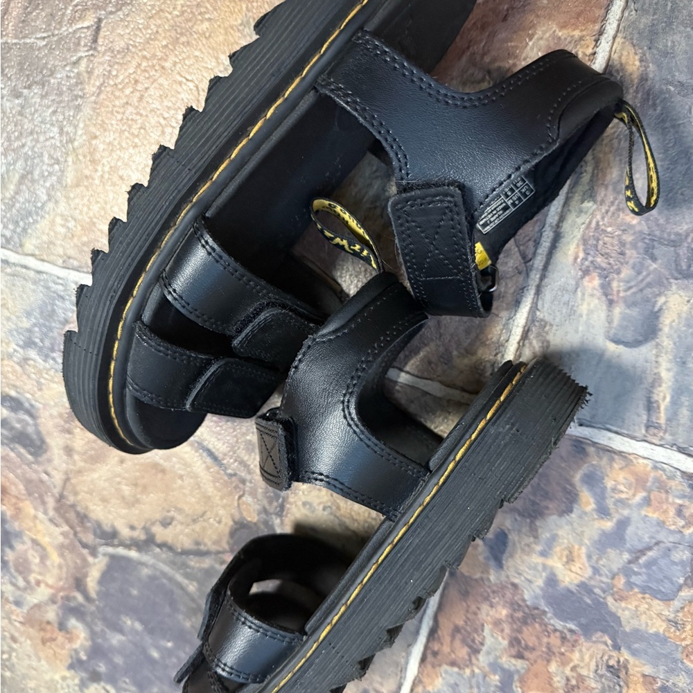 Dr. Martens Black Kids Sandals - Picture 3 of 7